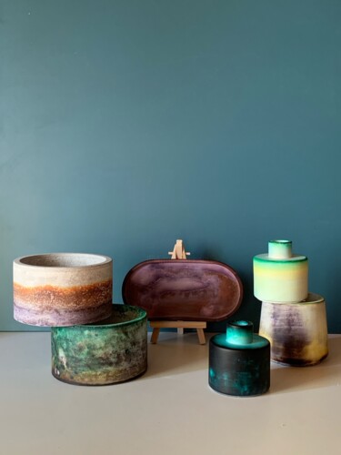 Sculpture intitulée "Collection "Radiati…" par Alina Kovina, Œuvre d'art originale, Plâtre