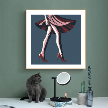 Digital Arts με τίτλο "LEG SHOW Série limi…" από Zuzana Lavenac, Αυθεντικά έργα τέχνης, Ψηφιακή ζωγραφική