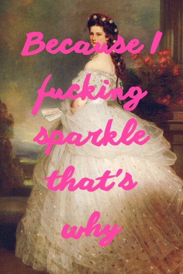 "Elegant Sparkle - V…" başlıklı Dijital Sanat 春宇 关 tarafından, Orijinal sanat, AI tarafından oluşturulan görüntü Karton üzer…