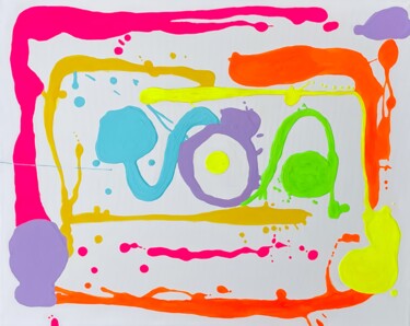Big Joy 绘画 标题为“Big Joy” 由Kristiina Merimaa, 原创艺术品, 丙烯