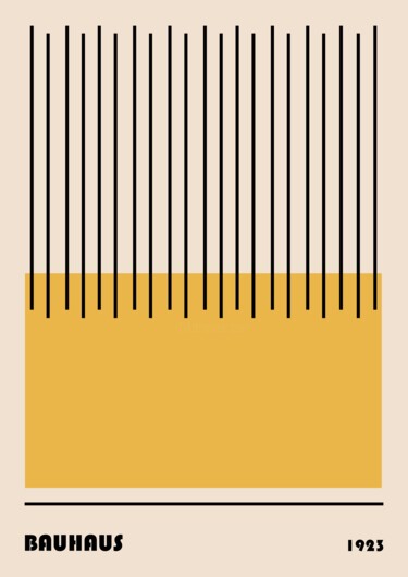 Digital Arts με τίτλο "Bauhaus Minimalist…" από 春宇 关, Αυθεντικά έργα τέχνης, Εικόνα που δημιουργήθηκε με AI Τοποθετήθηκε στο…