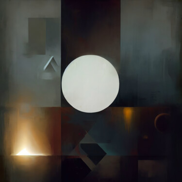 Eclipse Pt. 4 –Celestial Geometry 数字艺术 标题为“Eclipse Pt. 4 –Cele…” 由Andtpj, 原创艺术品, AI生成的图像