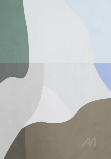 数字艺术 标题为“Abstrata Core 01” 由V'Nian Purks, 原创艺术品, 数字油画