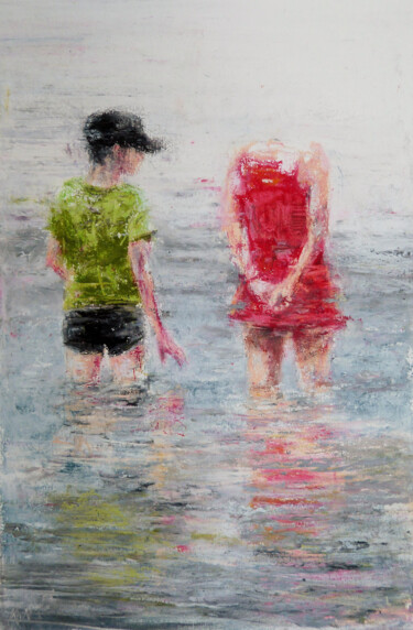 Peinture intitulée "Mother" par Wilfrid Moizan, Œuvre d'art originale, Huile