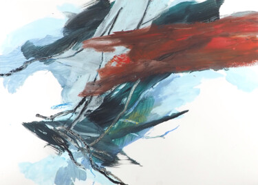 Painting titled "Etendue spontanée -…" by Ln Le Cheviller, Original Artwork, Acrylic
