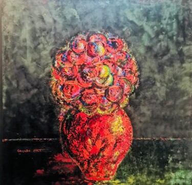 Bouquet 绘画 标题为“Bouquet” 由Marie Therese Combe, 原创艺术品, 丙烯