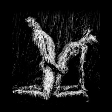 제목이 "Tantra-Yoga"인 사진 Viktor Rybas (Victor Ribas)로, 원작, 라이트 페인팅