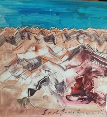 Schilderij getiteld "Argentina" door Sophie-Charlotte Lafargue De Grangeneuve, Origineel Kunstwerk, Olie Gemonteerd op Frame…