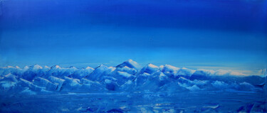 Mountain range "Mountain range" başlıklı Tablo Denis Kuvayev tarafından, Orijinal sanat, Akrilik Ahşap Sedye çerçevesi üzerine monte edilmiş