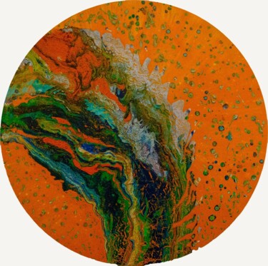 Vita Mundi 绘画 标题为“Vita Mundi” 由Carmela Maria De Gregorio, 原创艺术品, 丙烯 安装在木质担架架上