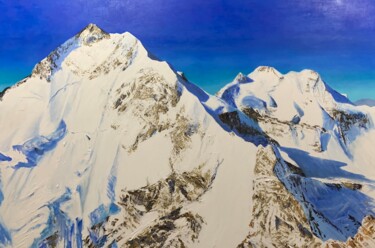 Schilderij getiteld "Nel profondo del ci…" door Gianfranco Combi, Origineel Kunstwerk, Olie Gemonteerd op Frame voor houten…
