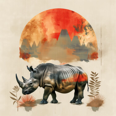 数字艺术 标题为“Epic Africa: Vibran…” 由Anna Burger, 原创艺术品, 数字油画