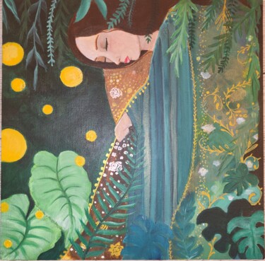 Pittura intitolato "Amour" da Ophélie Dantan, Opera d'arte originale, Acrilico