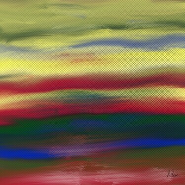 Schilderij getiteld "Colores cruzados" door Miguel Sanguesa, Origineel Kunstwerk, Digitaal Schilderwerk