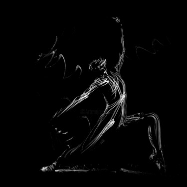 A dance in the style of the Russian Avant-Garde 摄影 标题为“A dance in the styl…” 由Viktor Rybas (Victor Ribas), 原创艺术品, 光绘摄影