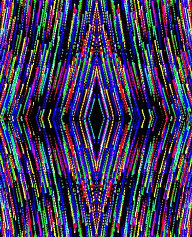 摄影 标题为“Lights in Motion 6a3” 由Ken Lerner, 原创艺术品, 数码摄影