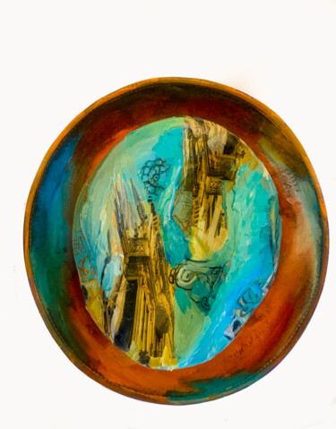 HAT & PERA - '' If You Want To See The Sea...'' Sculpture titled "HAT & PERA - '' If…" by Göknil Gümüş Sungurtekin, Original Artwork, Oil