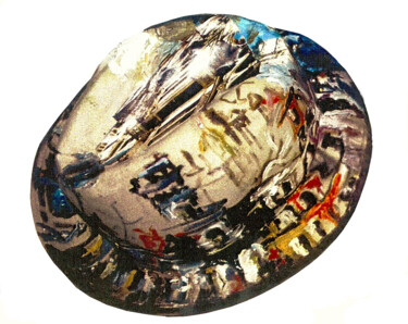 Hat & Pera 1998 Sculpture intitulée "Hat & Pera 1998" par Göknil Gümüş Sungurtekin, Œuvre d'art originale, Huile