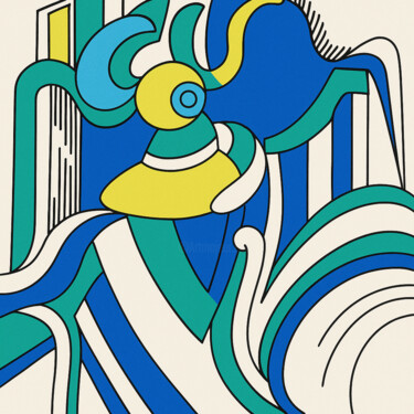 Digitale Kunst getiteld "Rey" door Maroussia, Origineel Kunstwerk, Inkt