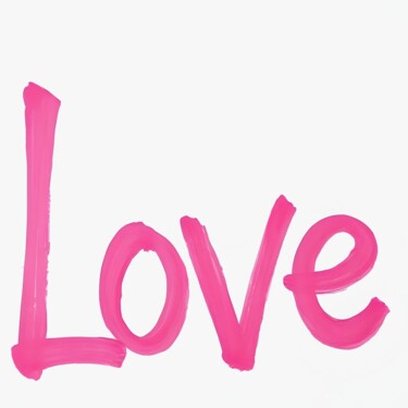 Love Printmaking titled "Love" by Ivy Blue, Original Artwork, Digital Print