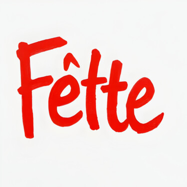 Fête and more Fêtte Printmaking titled "Fête and more Fêtte" by Ivy Blue, Original Artwork, Digital Print