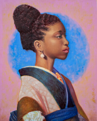 Pittura intitolato "Inaya" da Nicolas Duffaud, Opera d'arte originale, Olio
