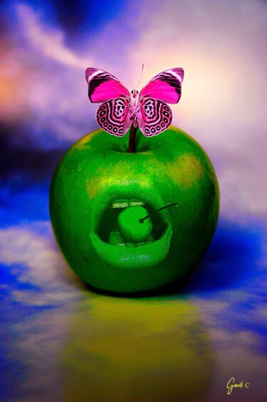 "La pomme au multipl…" başlıklı Fotoğraf Gaudi .C tarafından, Orijinal sanat, 2D Dijital Çalışma