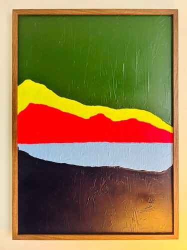 HYPTONIQUE AMALFI Pittura intitolato "HYPTONIQUE AMALFI" da Elodie Marpault, Opera d'arte originale, Acrilico Montato su Cartone