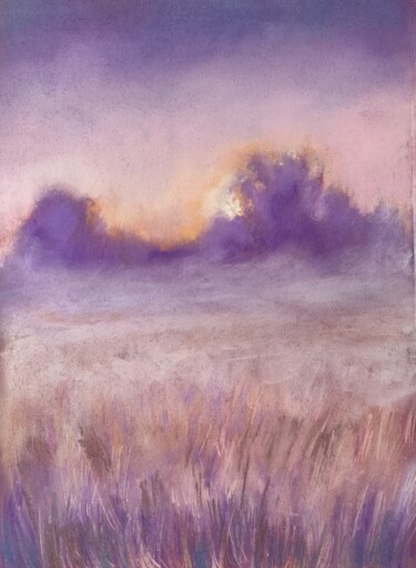 Siren Mist, 39*28 제목이 "Siren Mist, 39*28"인 그림 Sveta Uvarova로, 원작, 파스텔
