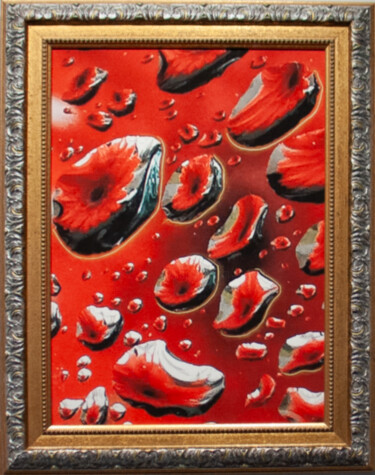 "Rote Margeriten" başlıklı Fotoğraf Ingrid Blaurock tarafından, Orijinal sanat, Dijital Fotoğrafçılık Diğer sert panel üzeri…