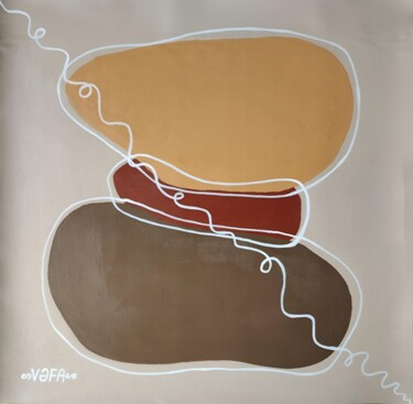「Zen Minimalism. Och…」というタイトルの絵画 Vafa Majidliによって, オリジナルのアートワーク, アクリル