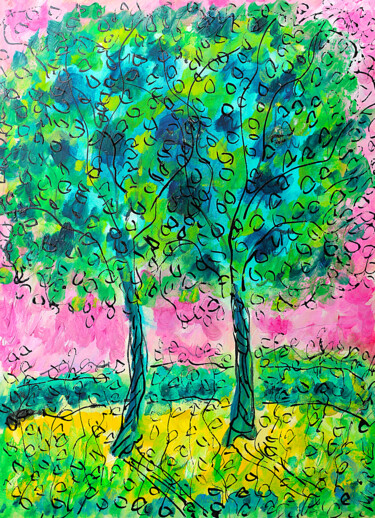 "Sauvons la" başlıklı Tablo Jean Mirre tarafından, Orijinal sanat, Petrol