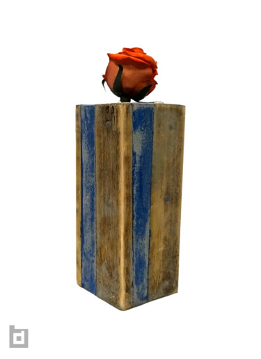 Скульптура под названием "BALU BRUTALIST VASE…" - Paolo Castagna (Brutalist Design), Подлинное произведение искусства, цемент