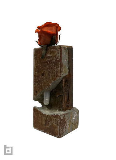 Sculpture intitulée "GAIO BRUTALIST VASE…" par Paolo Castagna (Brutalist Design), Œuvre d'art originale, Ciment