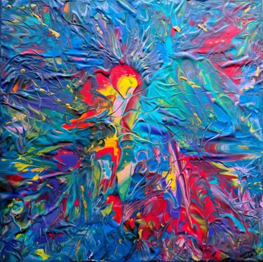 "Open Sea" başlıklı Tablo Igor Kotnik tarafından, Orijinal sanat, Akrilik Ahşap Sedye çerçevesi üzerine monte edilmiş