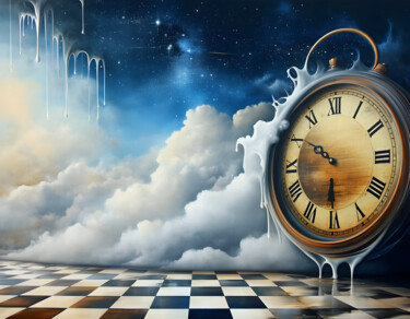 数字艺术 标题为“time only time” 由Elisabettac, 原创艺术品, AI生成的图像