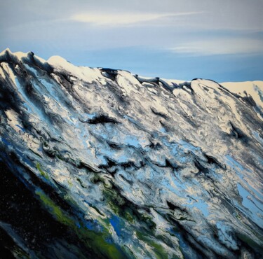 Painting titled "Energy of the earth" by Felix Günther, Original Artwork, Acrylic