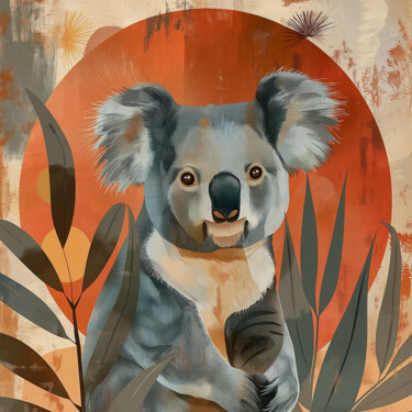 数字艺术 标题为“Wild Kindness: Vibr…” 由Anna Burger, 原创艺术品, 数字油画