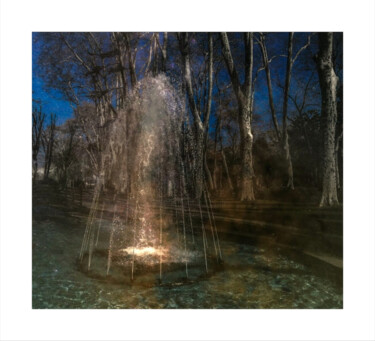 Printmaking titled "be like water ..." by Banu Muazzez Arpalı, Original Artwork, Digital Photography