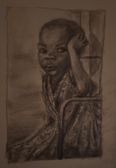 Disegno intitolato "Patience" da Jonathan Max-Bernard, Opera d'arte originale, Grafite