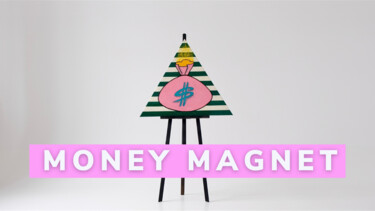 Pintura intitulada "Money magnet" por Vasili Pravdin, Obras de arte originais, Óleo