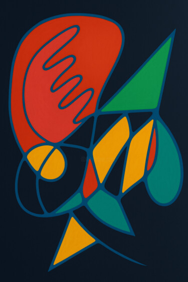 数字艺术 标题为“Fusion Chromatique.” 由Yahya Ahssaini, 原创艺术品, 数字油画