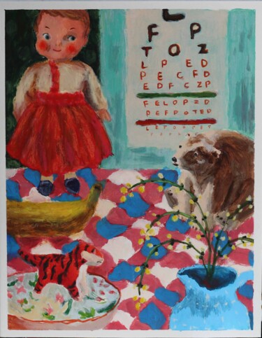 제목이 "On the table N.15"인 미술작품 Ying Zhang로, 원작, 아크릴
