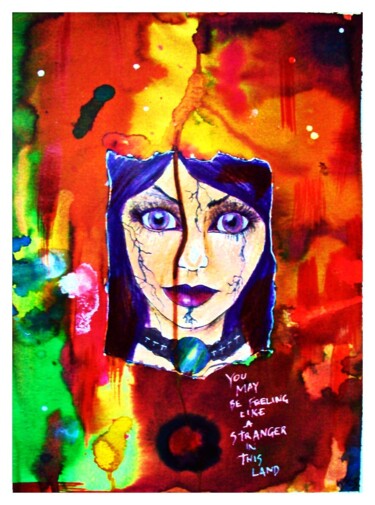 Malerei mit dem Titel "You May Be Feeling…" von Walter Vermeulen, Original-Kunstwerk, Tinte