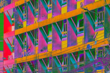 "Rainbow building in…" başlıklı Fotoğraf Christian Christian Goetghebeur tarafından, Orijinal sanat, Dijital Fotoğrafçılık A…