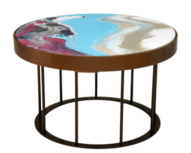 Design titled "Table basse pouring…" by Sarah Jettain (Eil Chans), Original Artwork, Furniture