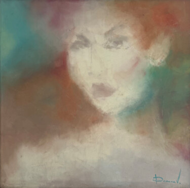 "I'm still here" Pittura intitolato ""I'm still here"" da Viktoria Daneva, Opera d'arte originale, Olio Montato su Telaio per barella in legno