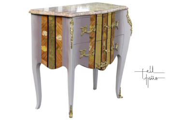 Design intitulada "Commode Louis XVI m…" por Sarah Jettain (Eil Chans), Obras de arte originais, Mobília