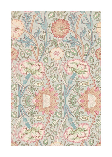 Arts numériques intitulée "Elegant Floral Tape…" par Chun Yu Guan, Œuvre d'art originale, Image générée par l'IA Monté sur C…