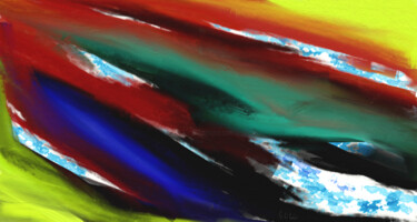 数字艺术 标题为“Solar winds over th…” 由Shanaya, 原创艺术品, 数字油画
